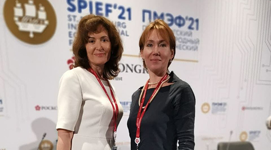 Татьяна Мамонтова, управляющий партнер Здравницы «Лаго-Наки» приняла участие в ПМЭФ-2021